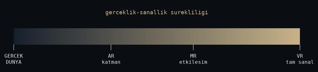 Gerceklik-sanallik surekliligi